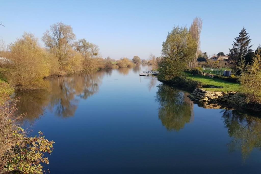 Villa Ferme Cosy Et Paisible Au Bord De L'Eure à Criquebeuf-sur-Seine Extérieur photo